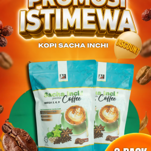 2 Pek Kopi Sacha Inchi