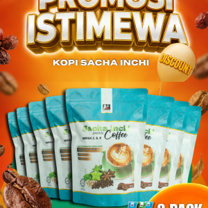 8 Pek Kopi Sacha Inchi